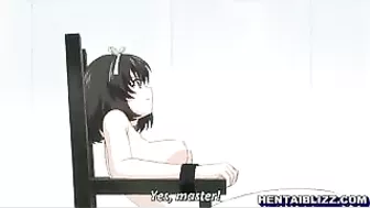 Voluptuous Hentai Coed Gets Electrifying Pleasure from Vibrator and Ass Play