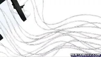 Voluptuous Hentai Coed Gets Electrifying Pleasure from Vibrator and Ass Play