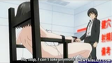 Voluptuous Hentai Coed Gets Electrifying Pleasure from Vibrator and Ass Play