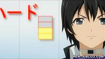 Voluptuous Hentai Coed Gets Electrifying Pleasure from Vibrator and Ass Play