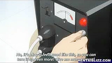 Voluptuous Hentai Coed Gets Electrifying Pleasure from Vibrator and Ass Play
