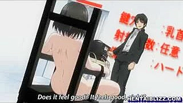 Voluptuous Hentai Coed Gets Electrifying Pleasure from Vibrator and Ass Play