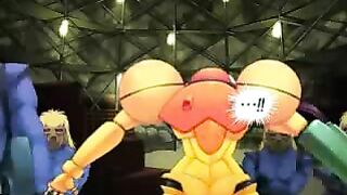 Monstrous Creature Drill All Holes in Caught Hentai