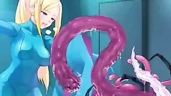 Monstrous Creature Drill All Holes in Caught Hentai