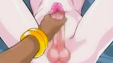 Ghetto Anime Shemale Gets Handjob and Oral Sex from Cute Hentai Cutie