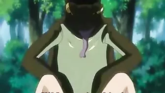 Japanese Busty Hentai Fucked by Monster Frogs & Tentacles
