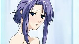 Bound and Banged - Threesome Hentai with Strapon Fucking