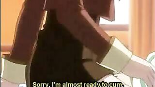 Bound and Banged - Threesome Hentai with Strapon Fucking