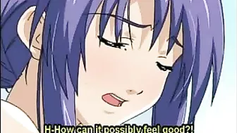 Bound and Banged - Threesome Hentai with Strapon Fucking