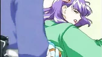 Huge Boobed Cutie Gets Poked in Hot Hentai Action