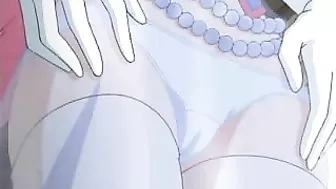 Watching Her Friend's Sex, Shemale Hentai Self-pleasures in Excitement