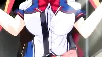 Hentai coed fingered and ass fucked in the train by black man