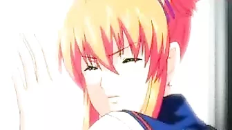 Hentai coed fingered and ass fucked in the train by black man