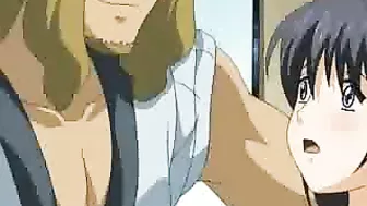 Japanese Hentai Kimono Babe Gets Hardcore Cumshot in Explosive Orgy