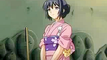 Japanese Hentai Kimono Babe Gets Hardcore Cumshot in Explosive Orgy