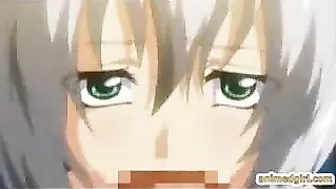 Hentai Fans' Ultimate Fantasy - Ghetto Girl with Big Tits Gets Enema Injection and Sucks Shemale's Stiff Cock