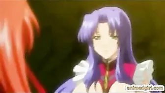 Hentai Fans' Ultimate Fantasy - Ghetto Girl with Big Tits Gets Enema Injection and Sucks Shemale's Stiff Cock