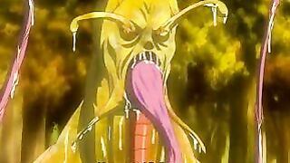 Busty Hentai Girl Gets Licked by Monster Tentacles in Mind-Blowing Porn Video