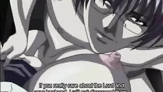 Horny Nun with Voluptuous Tits Gets Hardcore Fucked in Hentai Video