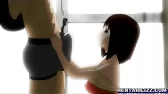 Cute Hentai Girl's Oral Sex and Hot Tittyfucking!