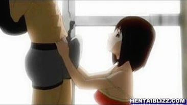 Cute Hentai Girl's Oral Sex and Hot Tittyfucking!