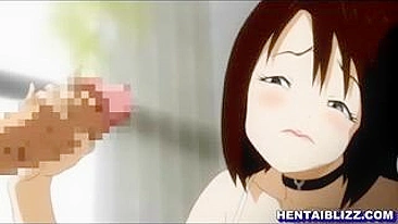 Cute Hentai Girl's Oral Sex and Hot Tittyfucking!