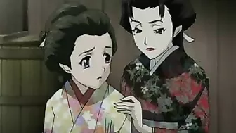 Japanese Hentai Group Fingering Wet Pussy in Roped Bondage