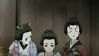 Japanese Hentai Group Fingering Wet Pussy in Roped Bondage