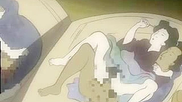 Japanese Hentai Group Fingering Wet Pussy in Roped Bondage