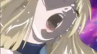 Shemale hentai's erotic ritual sex with multiple men and their huge cocks