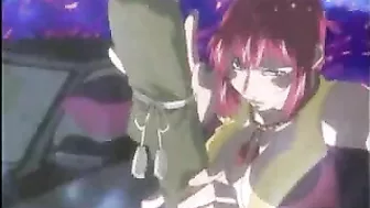 Shemale hentai's erotic ritual sex with multiple men and their huge cocks