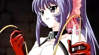 Bound and Whipped Hentai Cutie Takes on the Pain