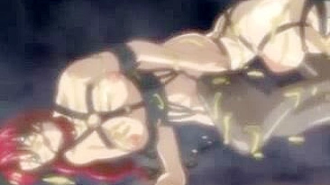 Bound Shemale Hentai Maid Gets Sucked by Cock