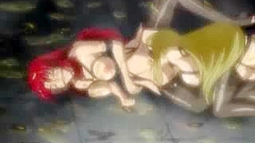 Bound Shemale Hentai Maid Gets Sucked by Cock