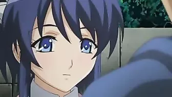 Girl Gets Tittyfucked and Standingfucked in Public Toilet Hentai Video