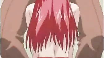 Hentai Babe Gets Hardcore in Public Toilet with Dick-Sucking and Fucking