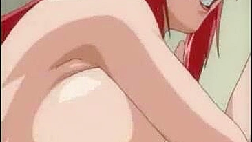 Hentai Babe Gets Hardcore in Public Toilet with Dick-Sucking and Fucking