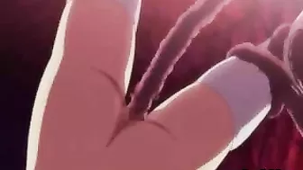 Tentacle Drilling of Adorable Hentai Girl