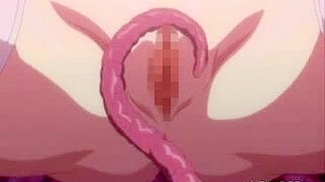 Tentacle Drilling of Adorable Hentai Girl