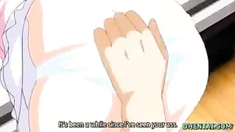 Hentai Porn Video - Big-Boobed Coed Gets Wet Pussy Fucked and Swallows Cum