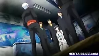 Japanese Hentai Porn Video - Busty Coed Sucks Dick and Gets Cumshot on her Face