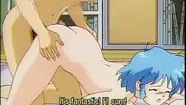 Hentai Girl Gets Strap-on Fucked from Behind - Hot and Steamy!