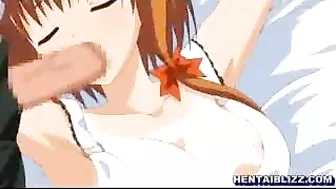 Hentai Virgin Cutie's First Oral Sex and Deep Poking