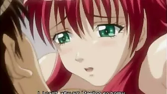 Japanese hentai coed with massive tits gets fingered