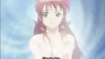 Japanese hentai coed with massive tits gets fingered