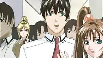 Japanese Hentai Coed with Round Tits Gets Hard Fucked Wet Pussy