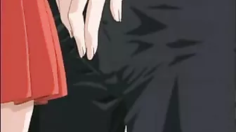 Japanese Hentai Coed with Round Tits Gets Hard Fucked Wet Pussy