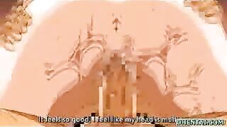 Hot Japanese Coed Fucked by Ghetto Anime Boss in Hentai Porn Video