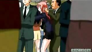 Hot Japanese Coed Fucked by Ghetto Anime Boss in Hentai Porn Video