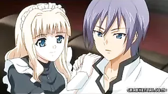 Hentai Maids Share Dick and Gangbang in Hot Double Penetration Action